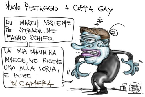 Pestaggio a gay