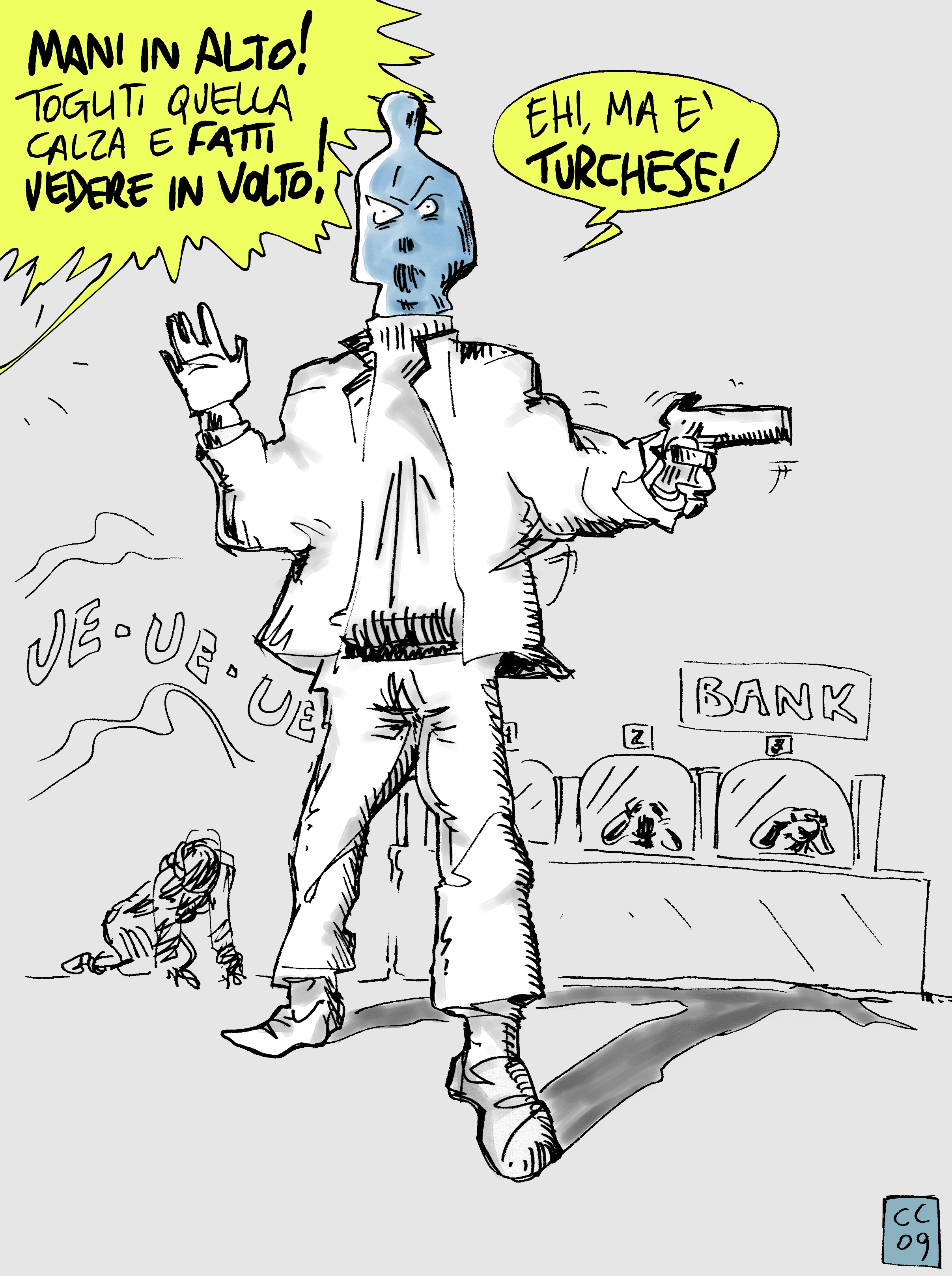 Tutti volere calzino turchese!