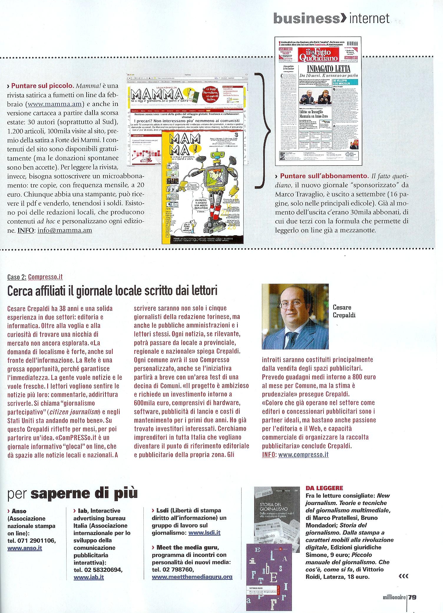 Millionaire - novembre 2009 - pag 79