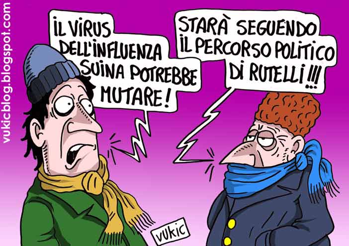 Paur per il virus dell'influenza A che potrebbe mescolarsi con quelo dell'aviaria