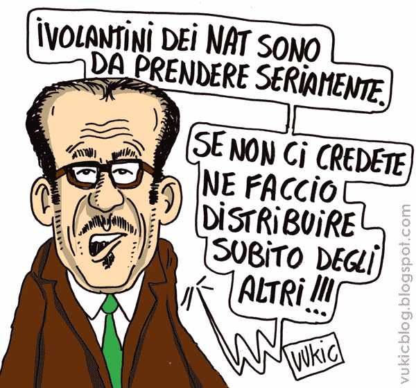 Maroni preoccupato che non vengano presi seriamente i volantini dei Nuclei Armati Territoriali