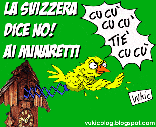 Gli svizzeri votano contro la costruzione di nuovi minaretti in terra elvetica