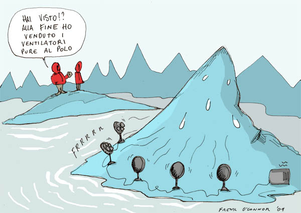 Crisi ambiantale, si sciolgono i ghiacciai, si fanno affari.