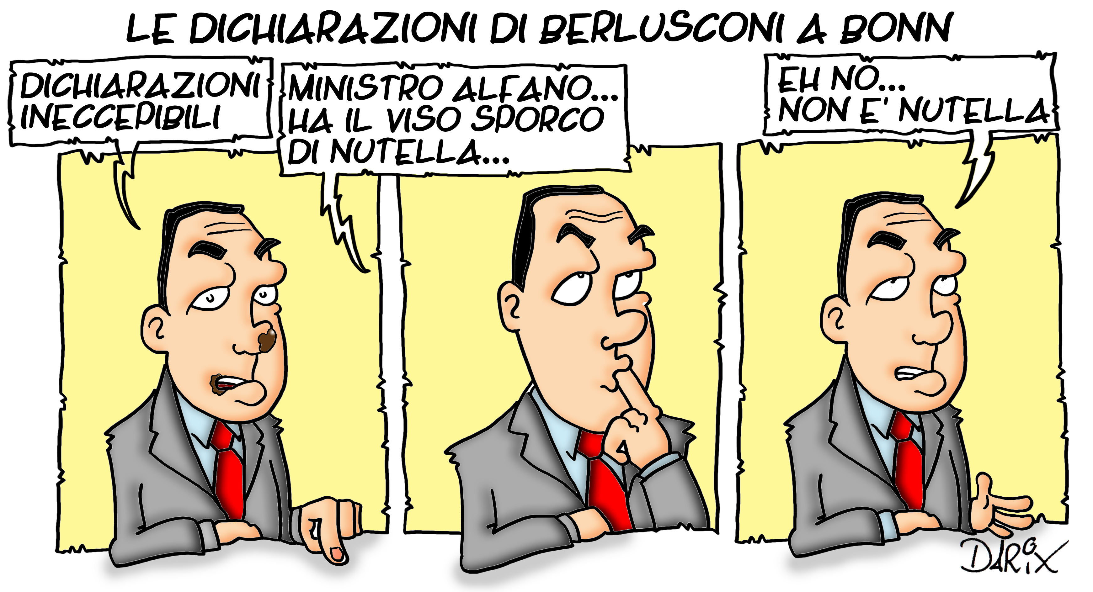 Dichiarazioni ineccepibili...