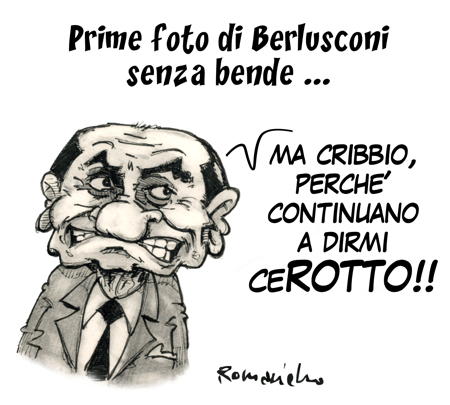 Nonostante sia senza bende ...