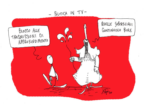 Barbara D'Urso e Belpietro danneggiano la digestione.