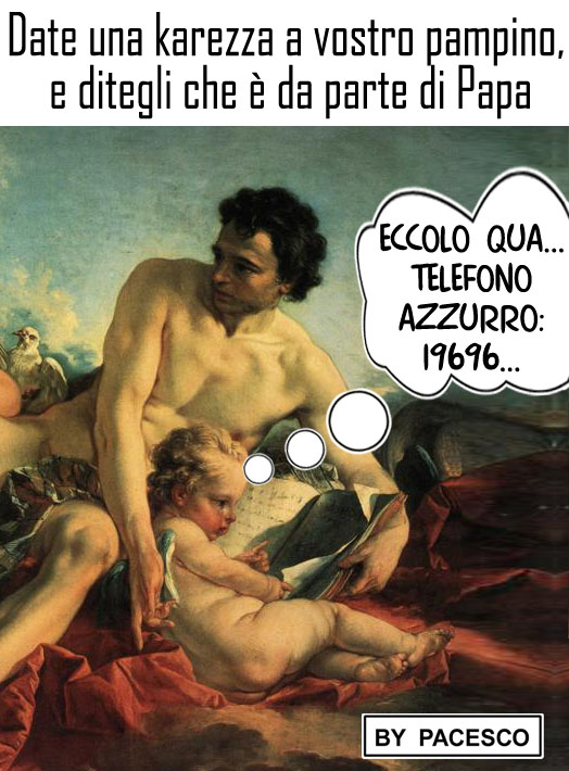 La karezza del Papa