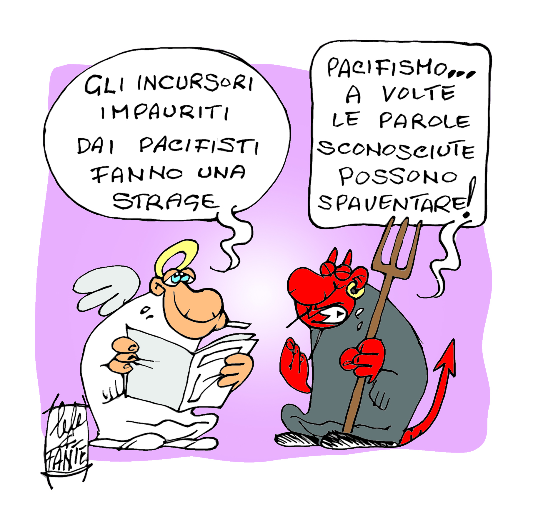 Pacifismo... che brutta parola!