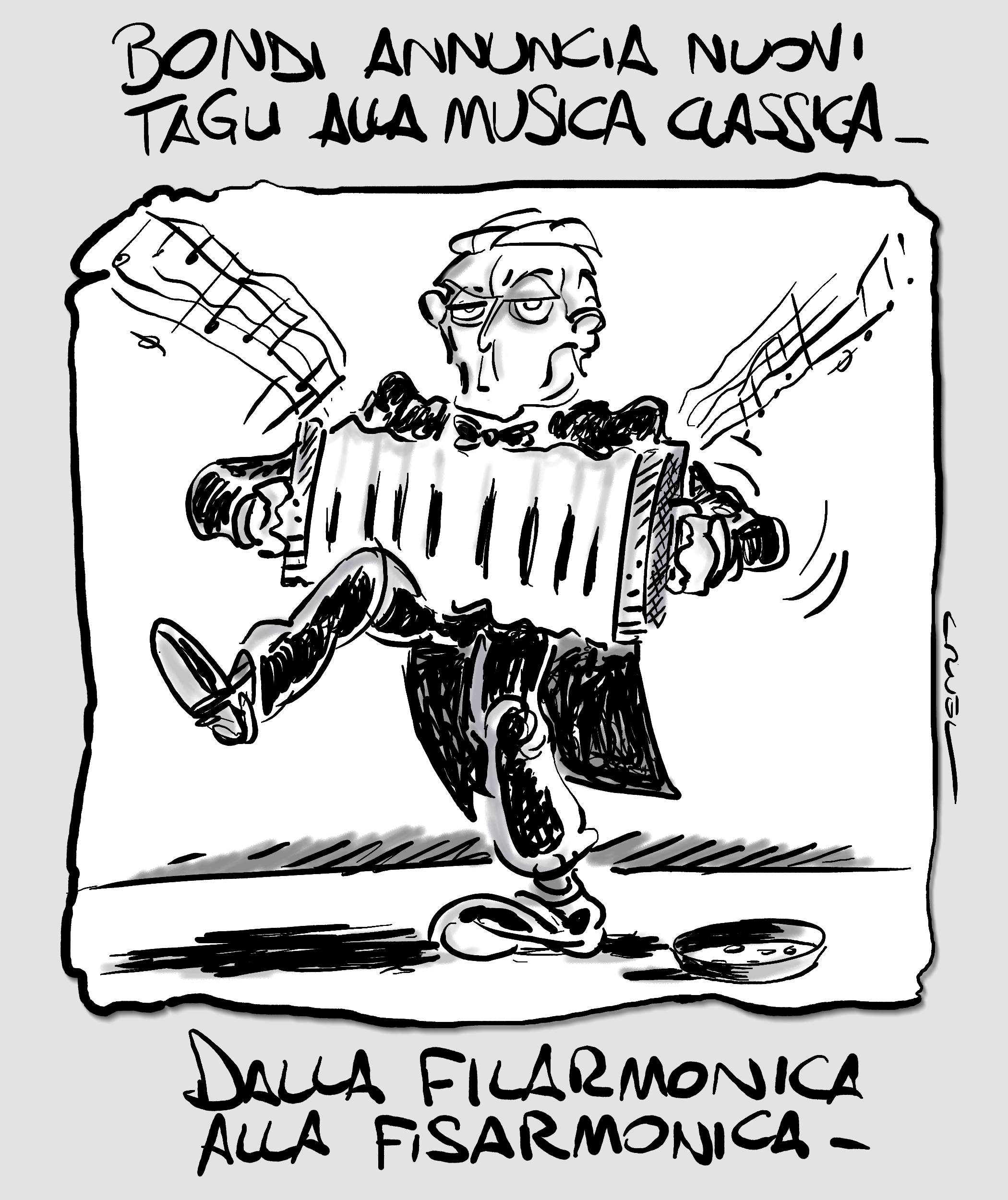 La musica classica si ascolta meglio in strada.