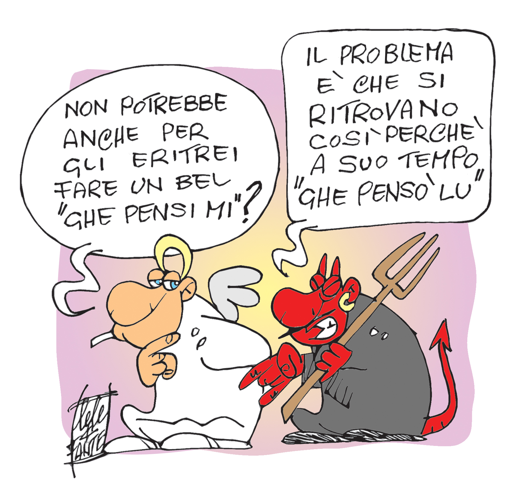 Ghe pensi mi, in eritreo