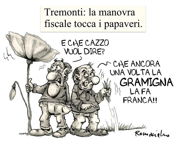 I papaveri di Tremonti