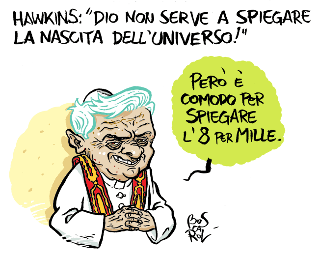 Dio non serve a spiegare la nascita dell'universo. Ha altre precise funzioni.