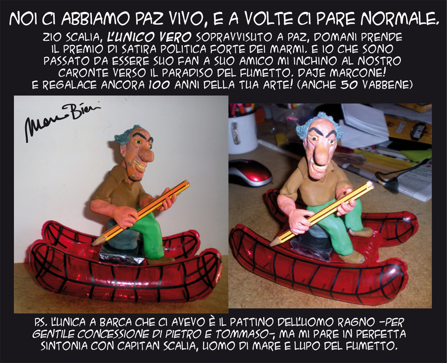 Noi ci abbiamo Paz vivo, e a volte ci sembra normale.