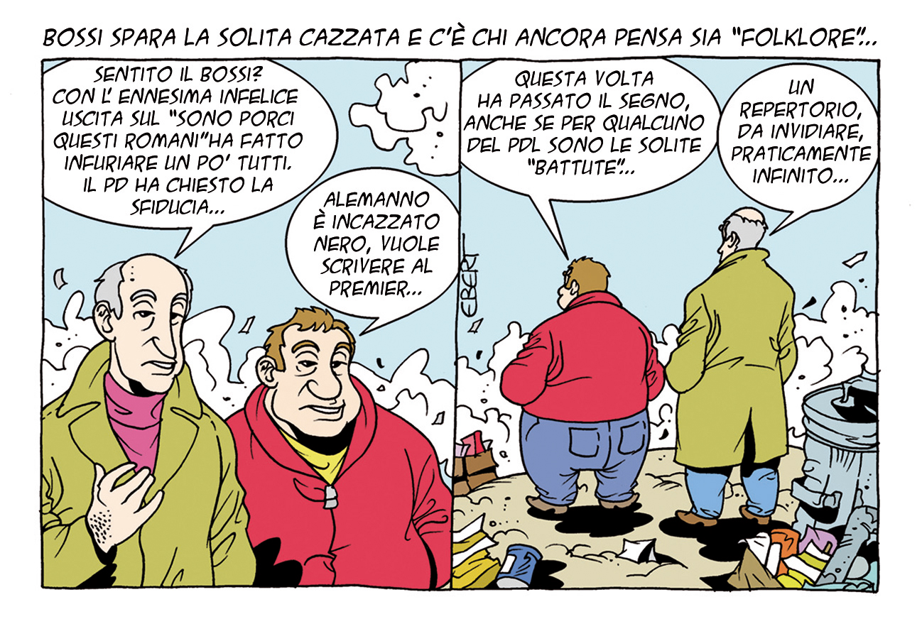 Il solito "folklore" leghista...