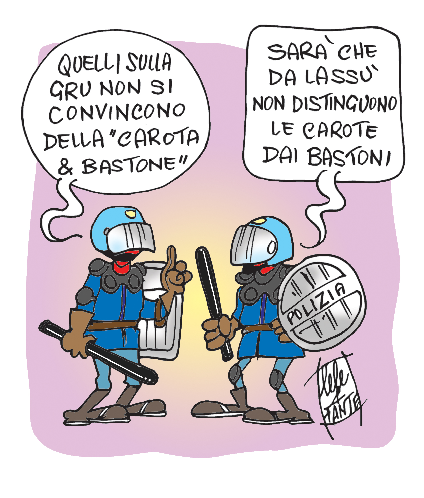 Bastoni e poche carote