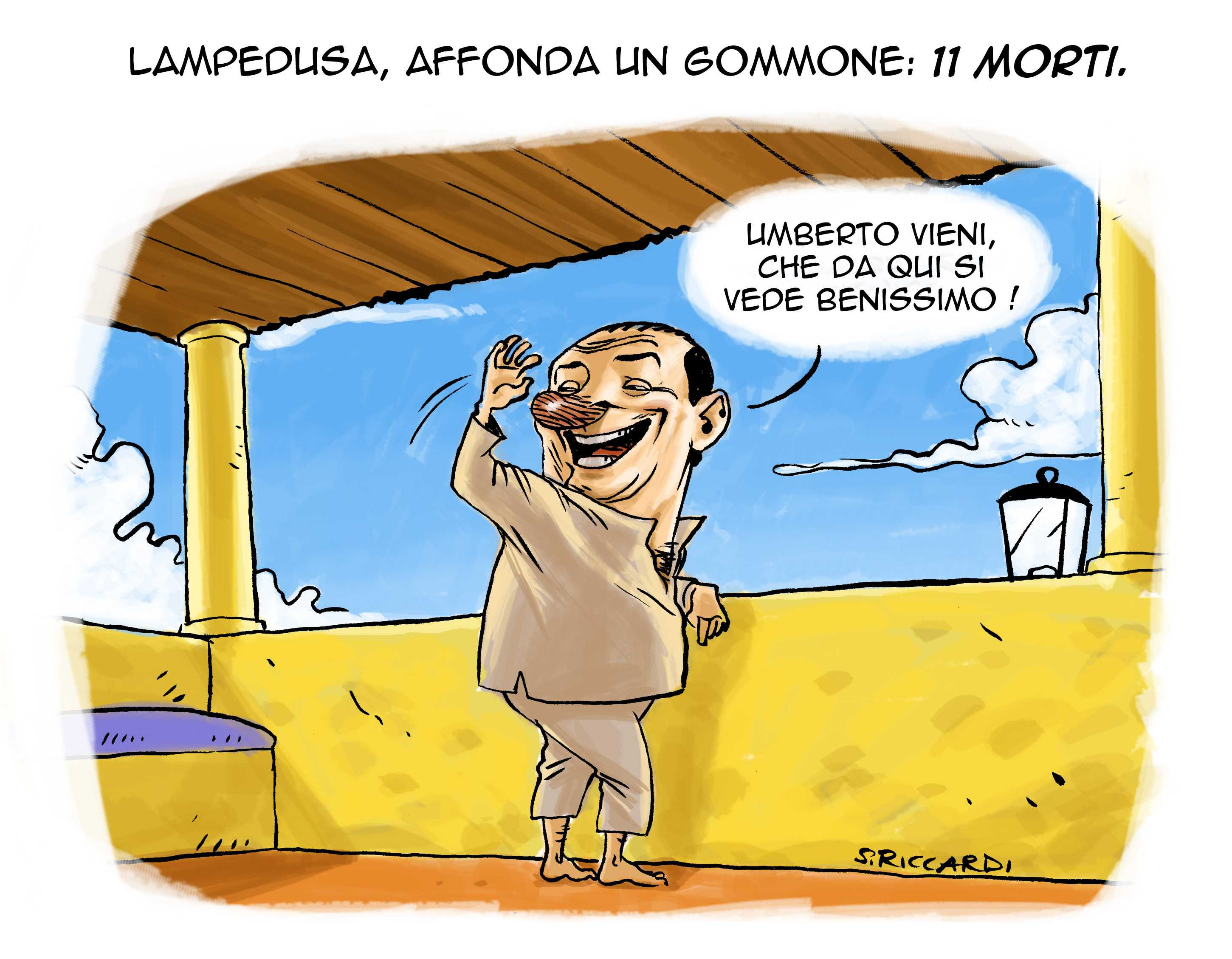 La villa a Lampedusa